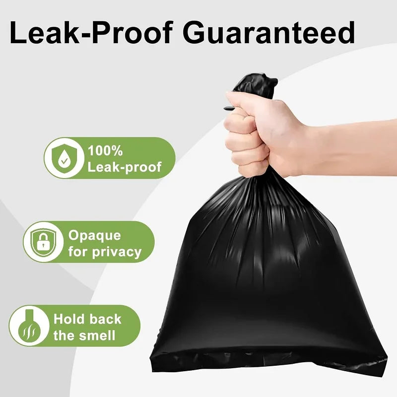 Biodegradable Dog Poop Bags – Leak-Proof Portable Pet Waste Bags for Dogs & Cats, Outdoor Walking Garbage Bags