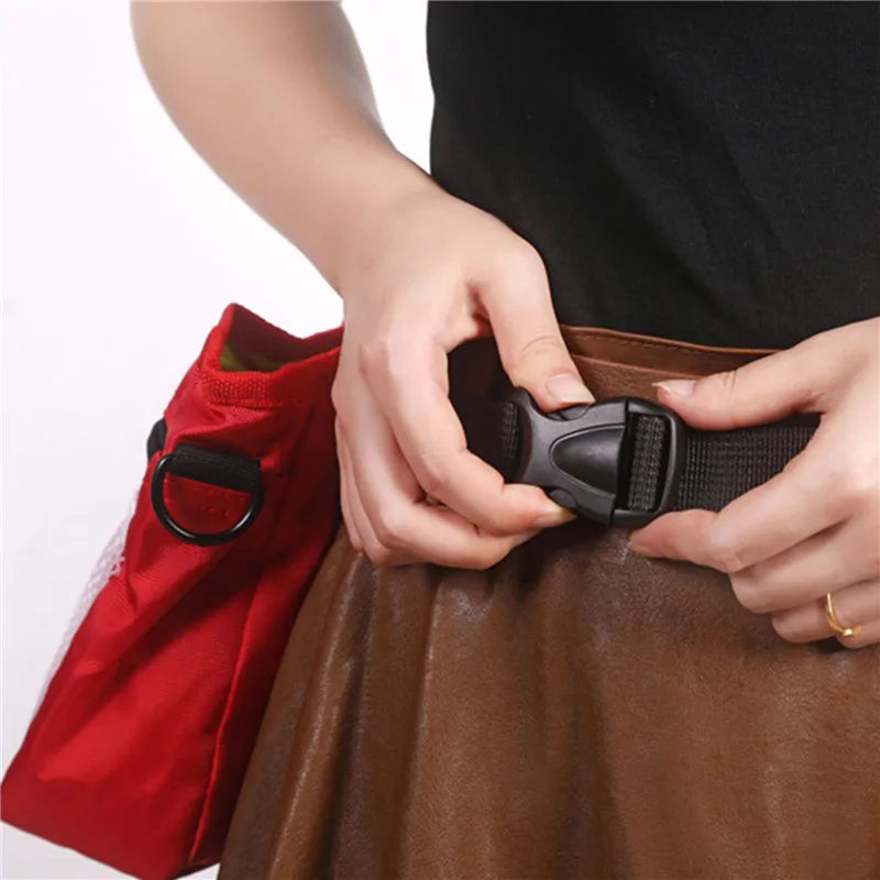 Multifunctional Dog Training Treat Pouch – Pet Snack & Food Bag with Waist Strap & Crossbody Option for Puppy Walking & Training