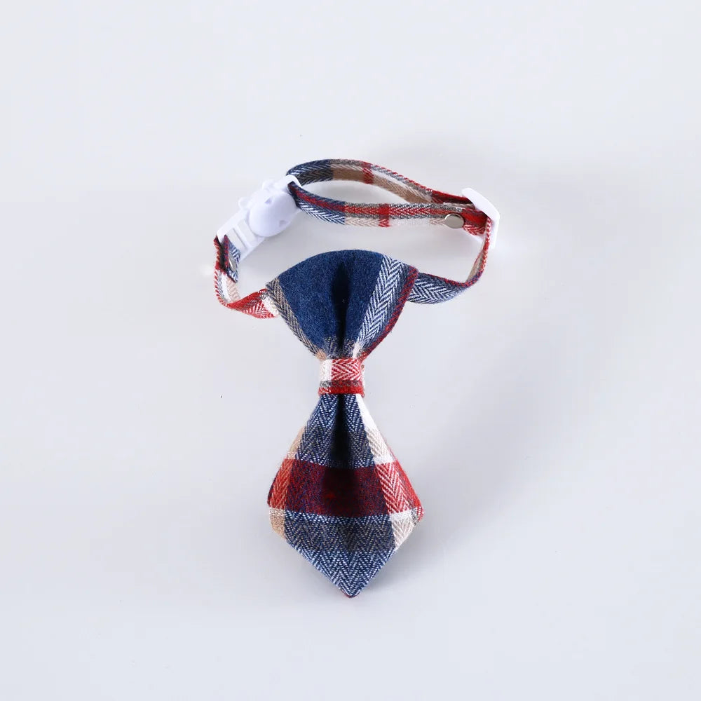 Adjustable Pet Bow Tie – Formal Breakaway Neck Tie Collar for Small Dogs & Cats