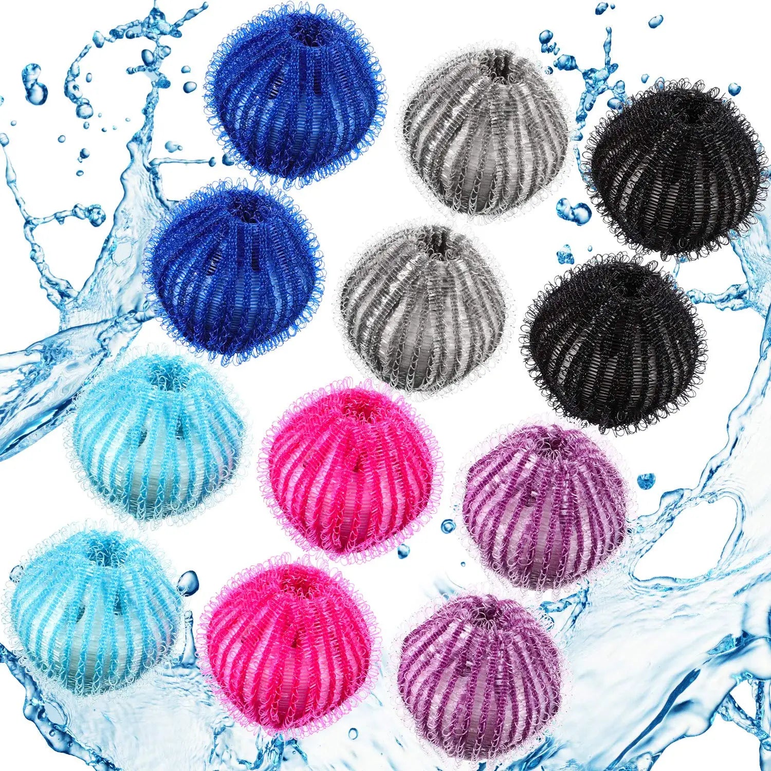 Pet Hair Remover Laundry Balls – Reusable Dryer Balls Hair Catcher for Washing Machine, Lint Remover for Dog & Cat Hair