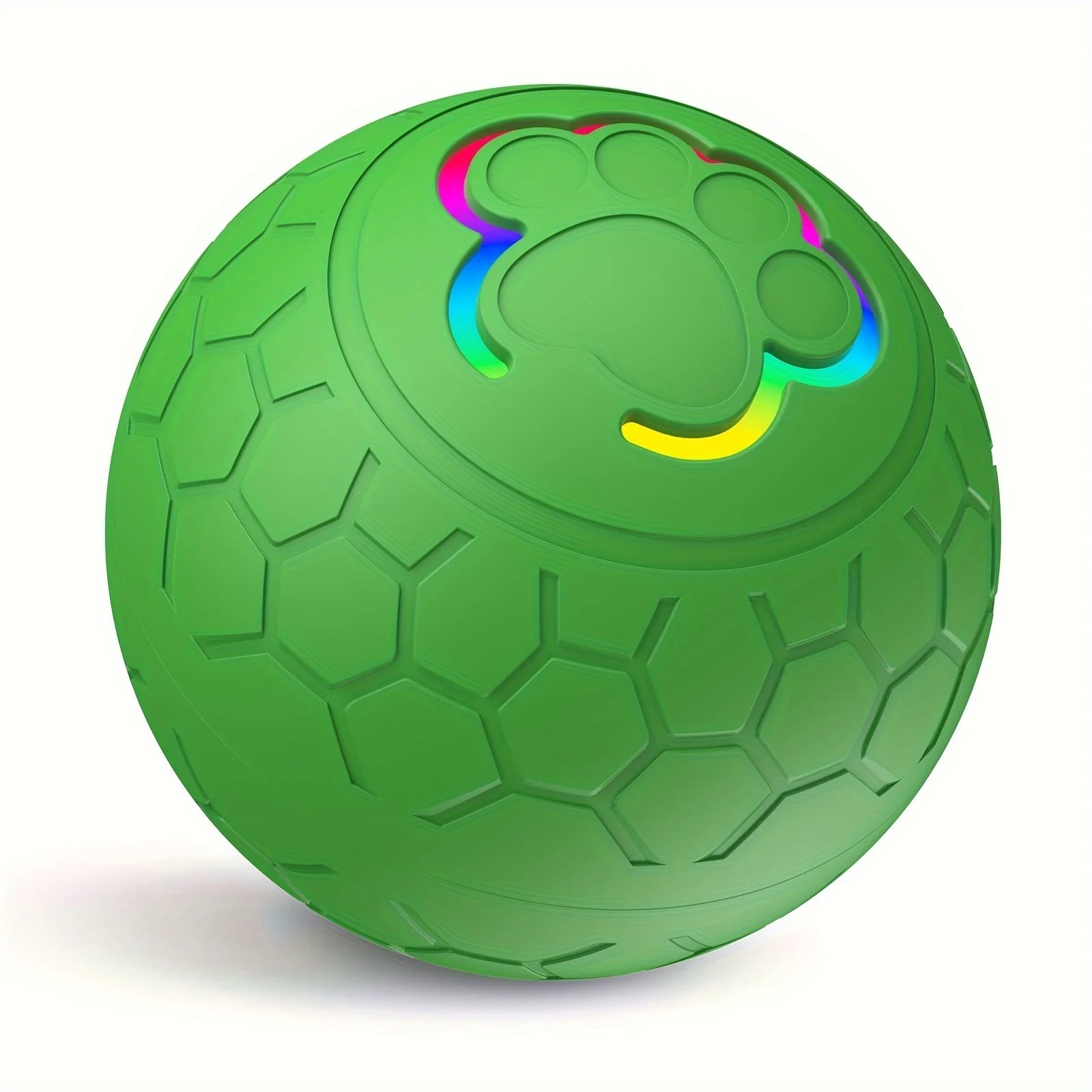 Smart Dog Toy Ball – USB Automatic Bouncing Rolling Ball with RGB Lights