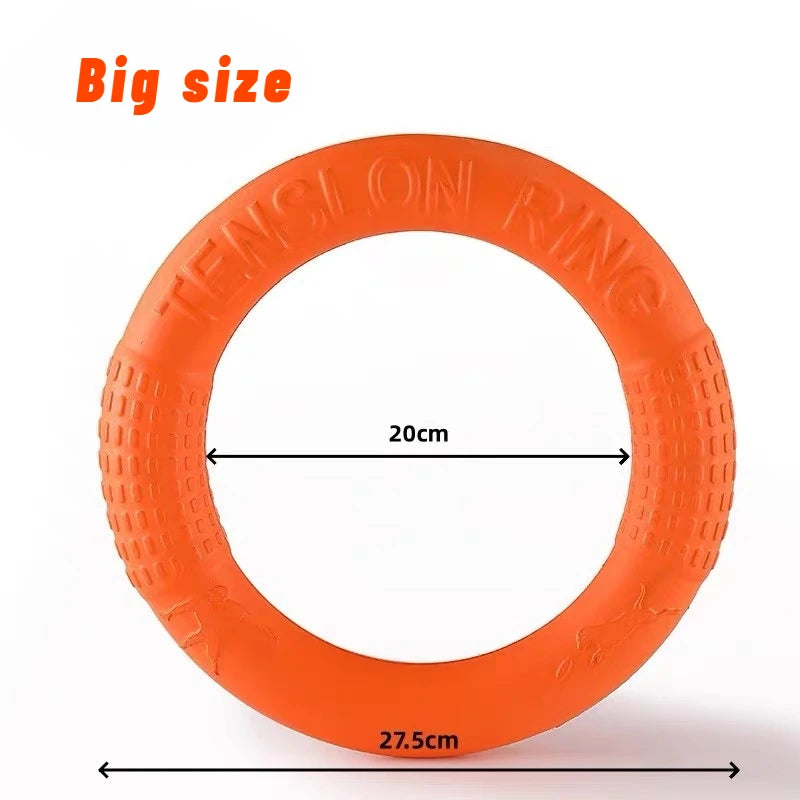 TPR Flying Disk Dog Toy – Anti-Bite Training Ring & Floating Puller 🥏🐶