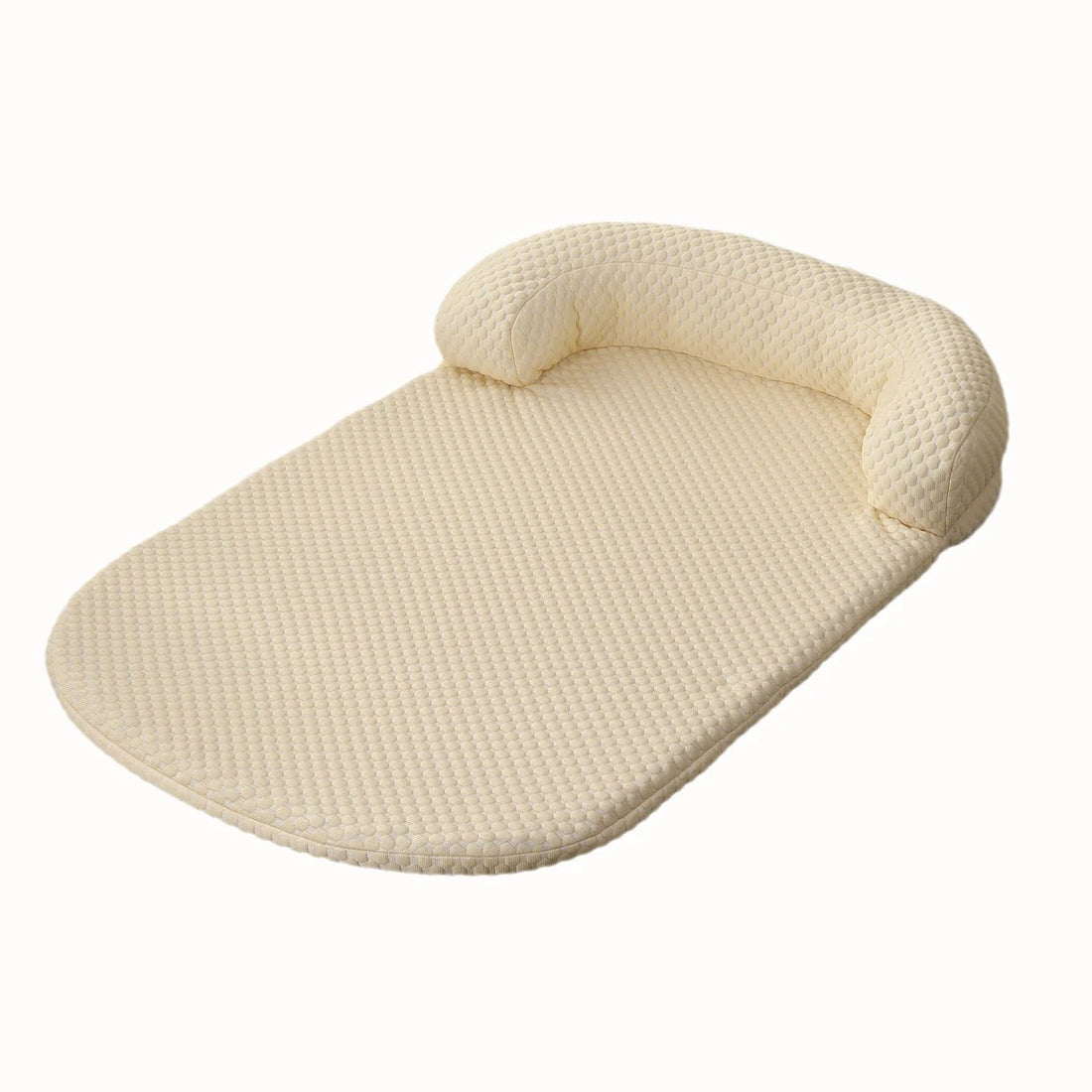 Cooling Ice Silk Dog Bed with Pillow – Breathable Summer Pet Cushion for Small to Large