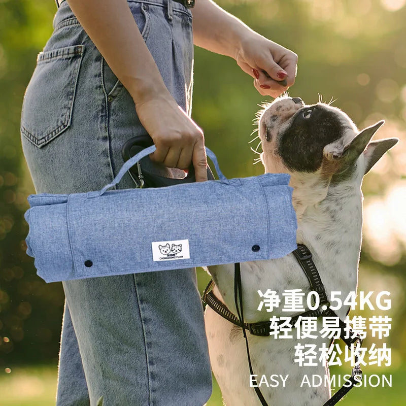 Waterproof Foldable Pet Mat – Portable Dog Bed Blanket for Outdoor & Indoor Use