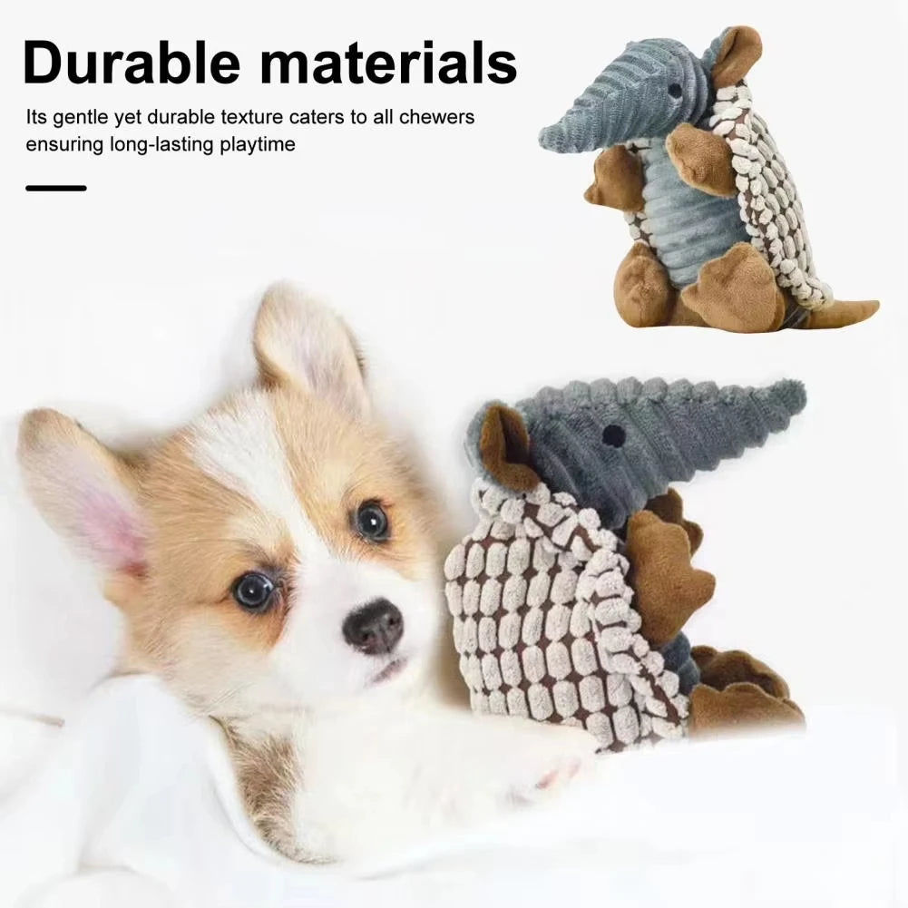 Pangolin Pet Toy – Squeaky Plush for Dogs & Cats, Teeth Cleaning