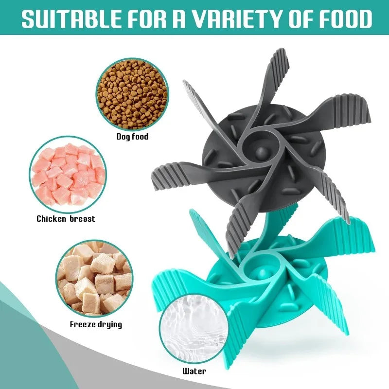 Suction Cup Slow Feeder Bowl – Anti-Choking & Easy-Clean 🐾🍽️