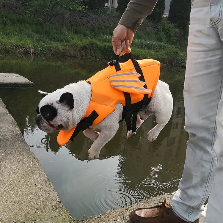 🐶 Dog Life Jacket – High Buoyancy Safety Vest with Rescue Handle (S/M/L)