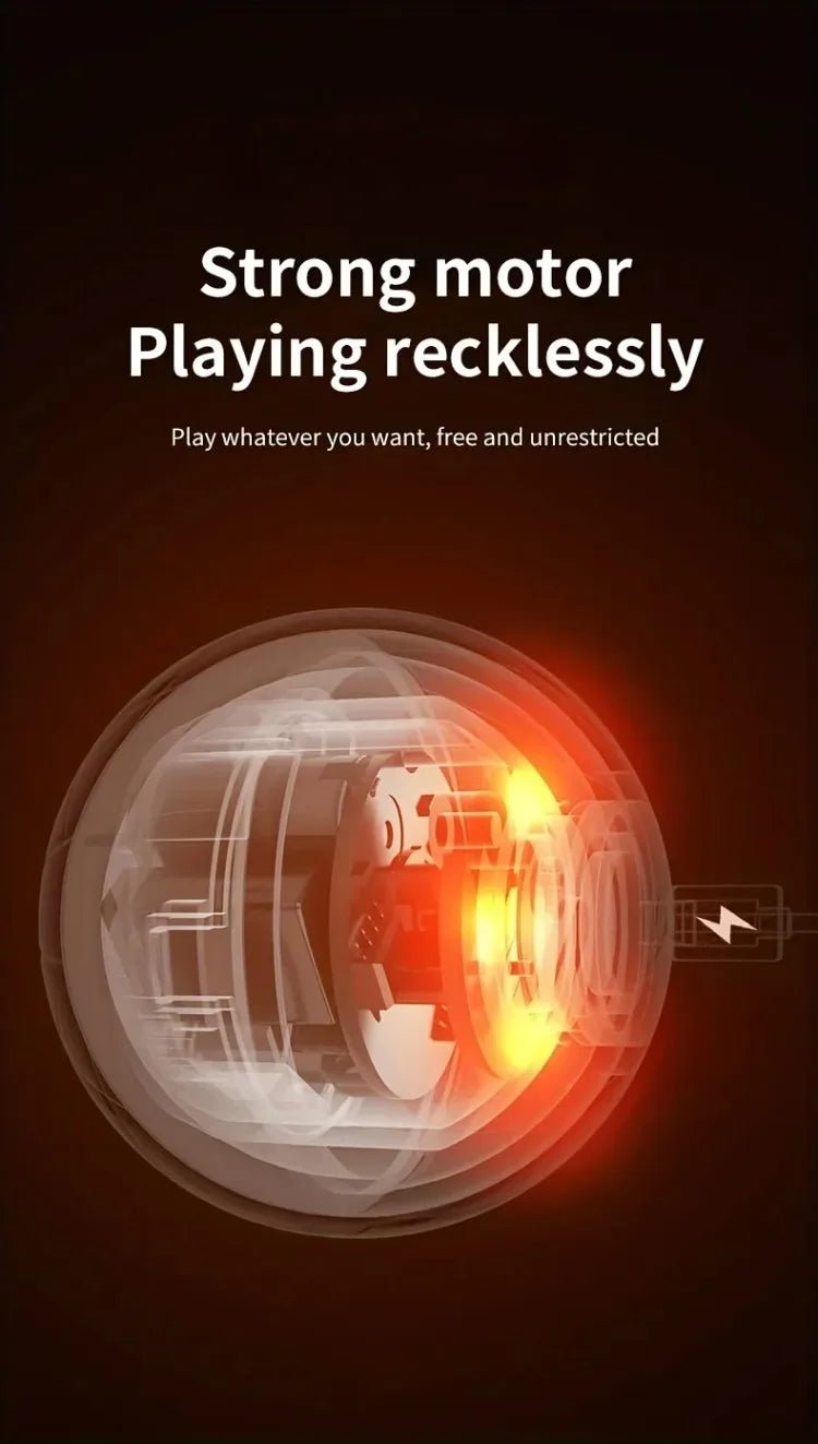 Smart Dog Toy Ball – Automatic Bouncing, USB Rechargeable, Interactive Pet Toy