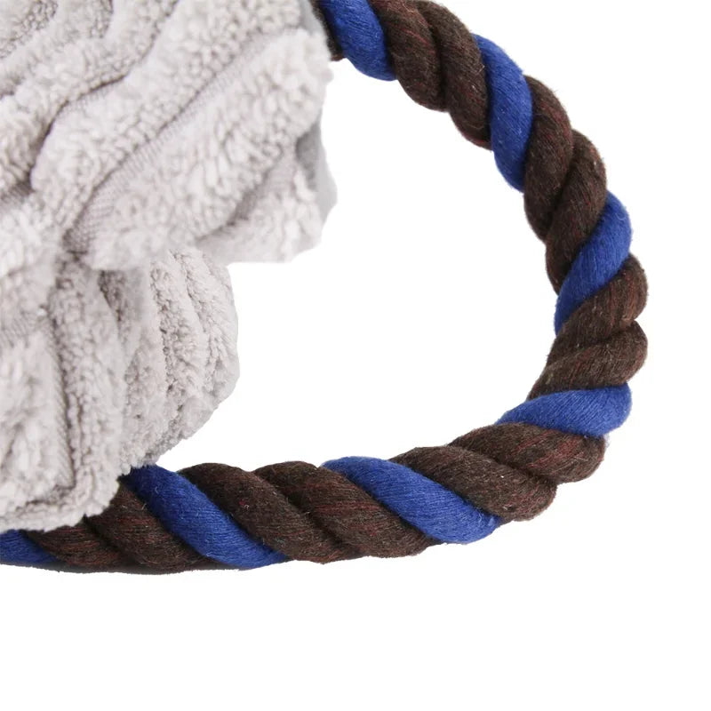 Plush Animal Squeaky Dog Toy – Bite-Resistant Chew & Play 🐾🧸