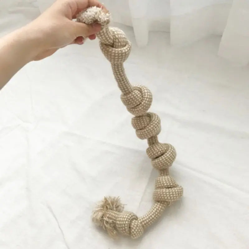 Knot Chew Toy – Teeth Cleaning & Interactive Play for Pets 🪢🐾