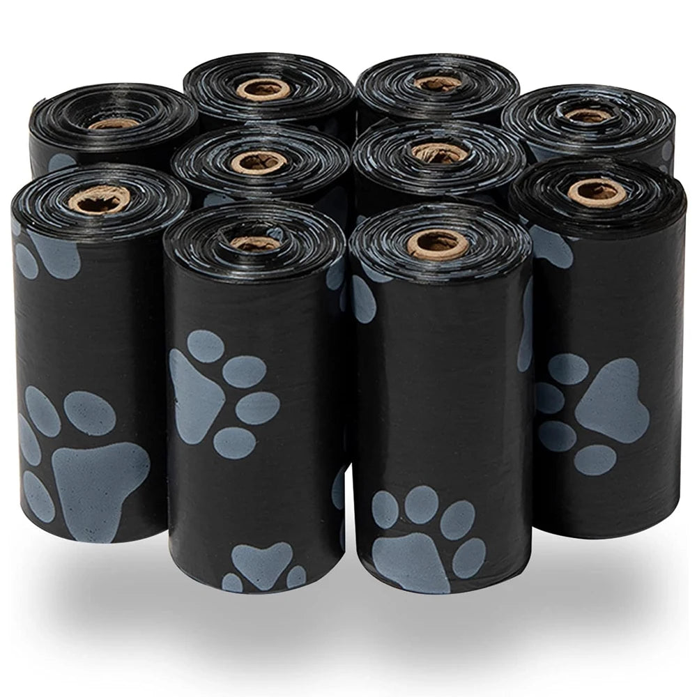 Biodegradable Dog Poop Bags – 1/3/5/10/15 Rolls with Easy Tear Breakpoint, Outdoor Pet Waste Cleanup Bags