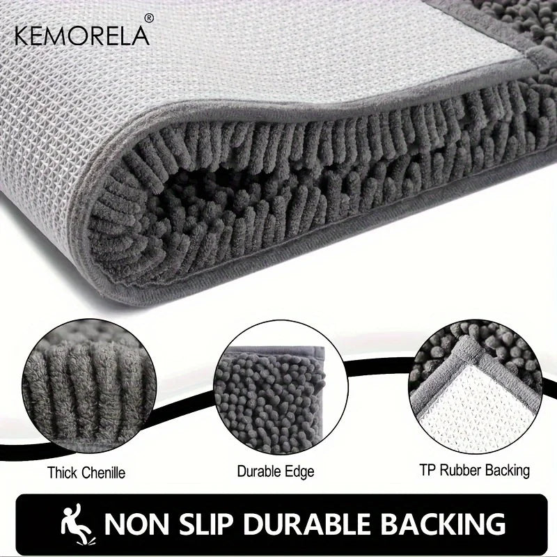 Super Absorbent Dog Mud Mat – Quick-Dry Microfiber Entry Rug with Non-Slip Backing, Washable & Easy to Clean