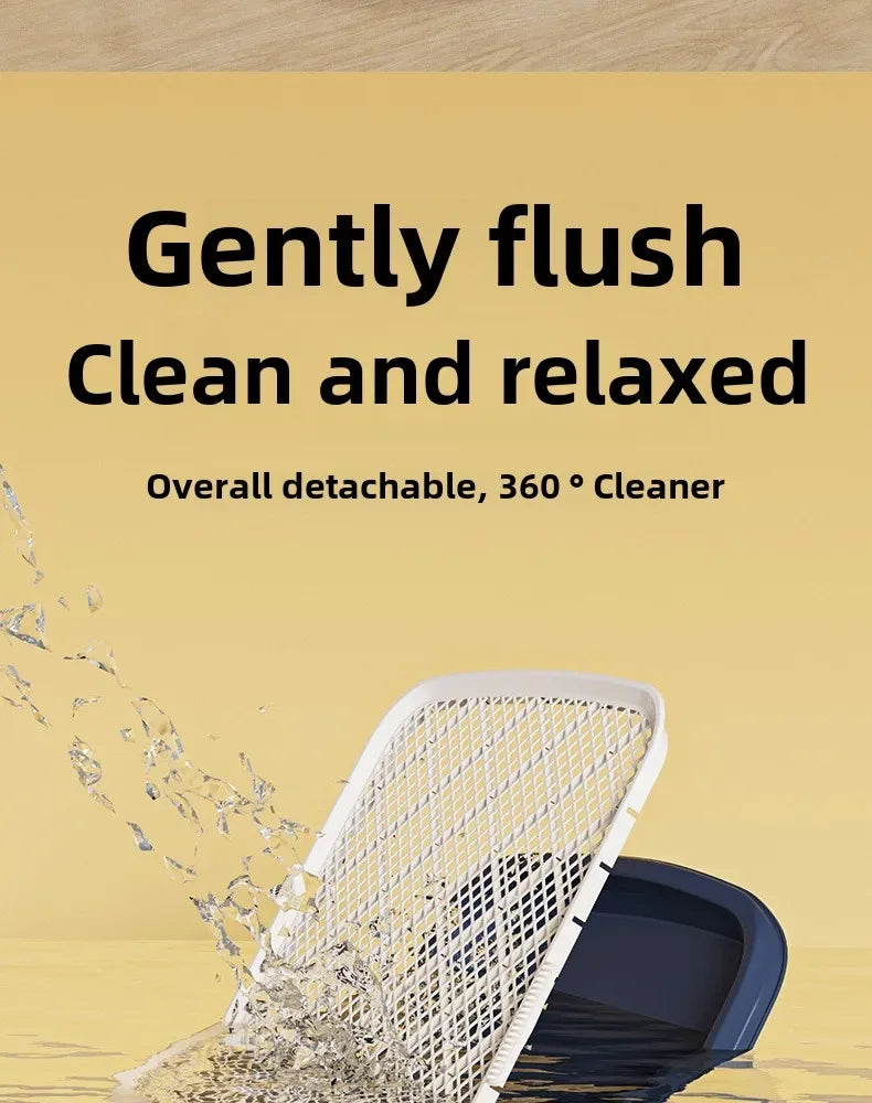 Extra Large Dog Toilet Tray – Splash-Proof, Reusable & Easy-to-Clean Indoor Pet Potty Training Pad Holder