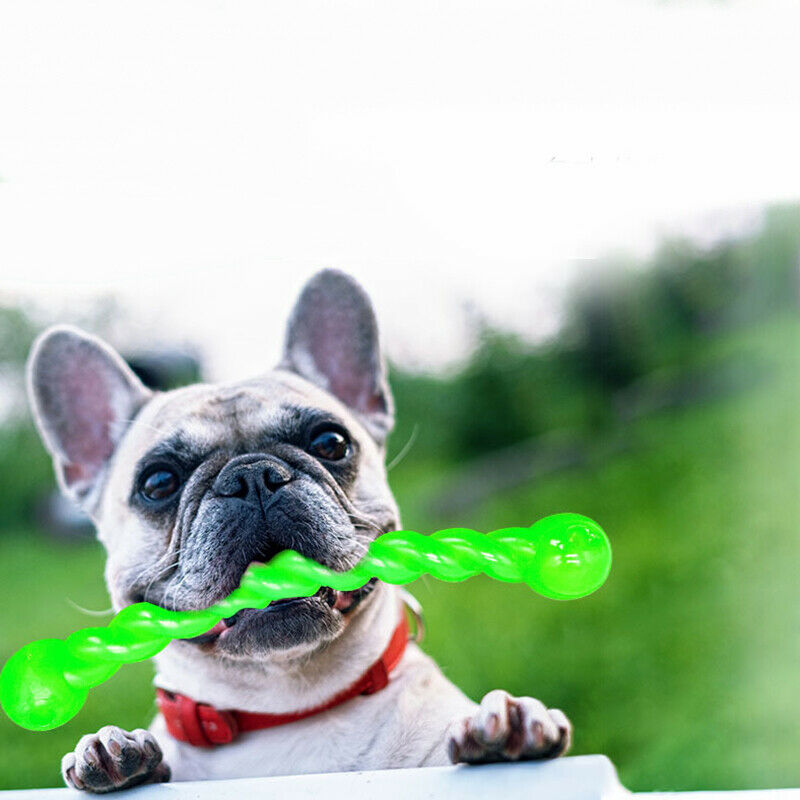Durable Rubber Dog Chew Stick – Teeth Cleaning Training Toy 🐾🦴