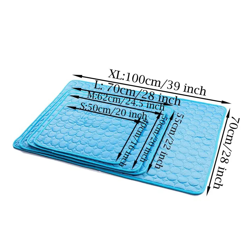 NONOR Dog Cooling Mat – Breathable Summer Pet Bed for Dogs & Cats, Self-Cooling Pad for Crate, Kennel & Car Seat