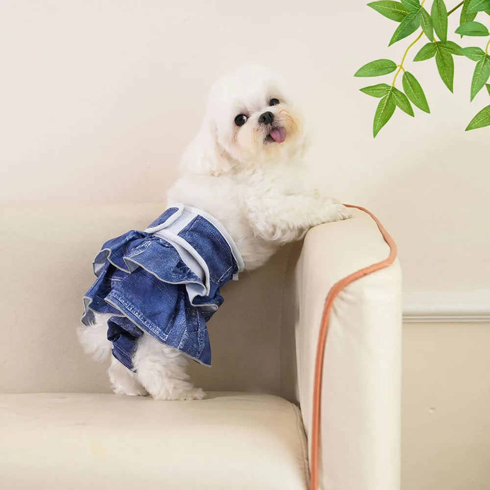 Reusable Female Dog Diapers – Washable, Highly Absorbent Doggie Diaper Shorts for Girl Dogs in Heat & Incontinence