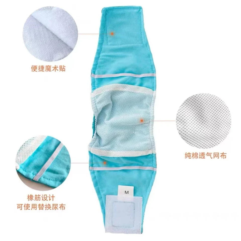 Washable Dog Diaper Shorts – Female Sanitary Panties for Menstruation