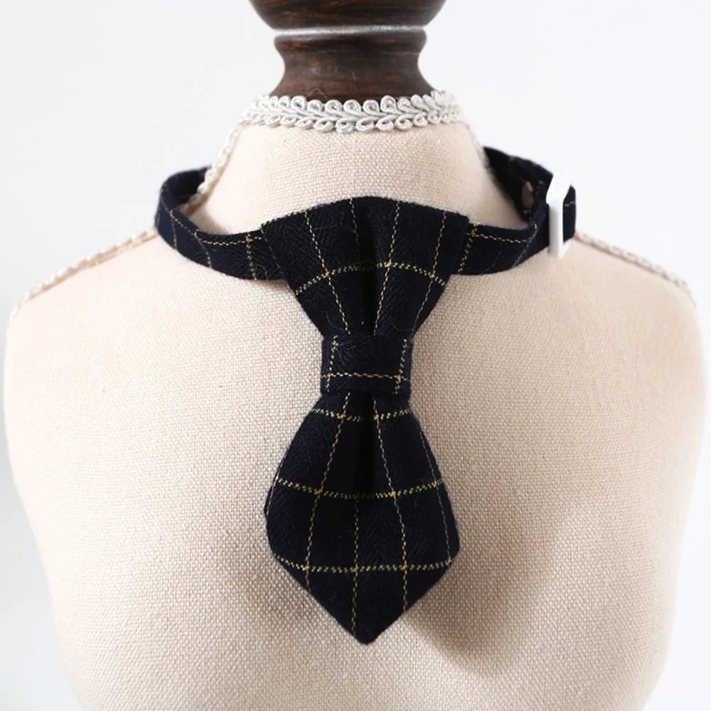 Adjustable Pet Bow Tie – Formal Breakaway Neck Tie Collar for Small Dogs & Cats