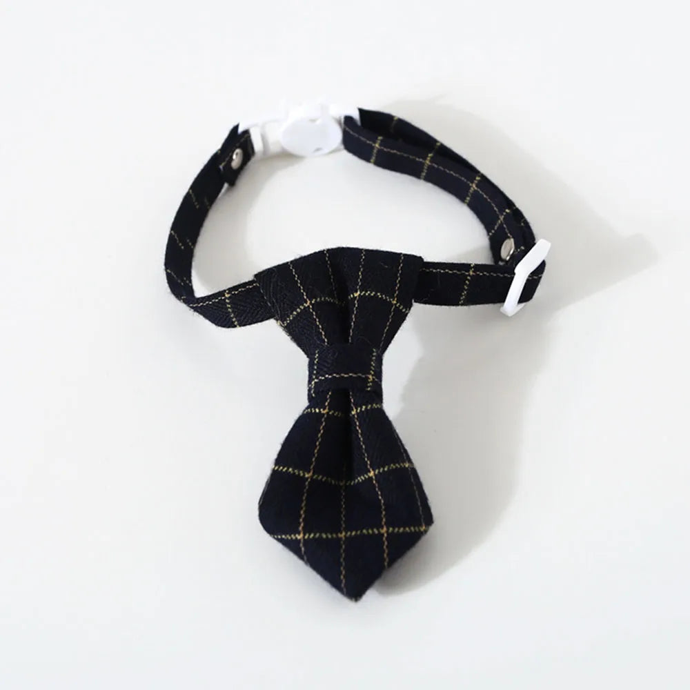 Adjustable Pet Bow Tie – Formal Breakaway Neck Tie Collar for Small Dogs & Cats