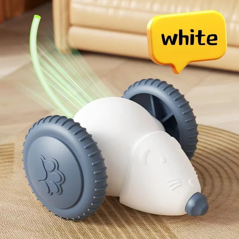 Interactive Electric Whale Cat Toy – Automatic Teaser Car with Obstacle Avoidance for Kittens