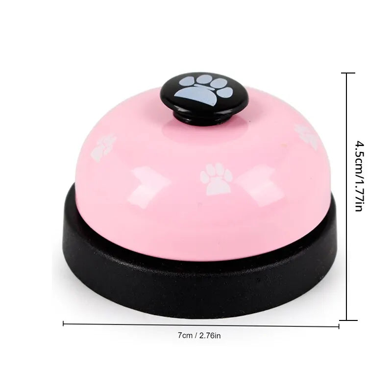 1pc Small Bell Footprint Dog Training Toy – Interactive Puppy Chew Toy for Teddy & Small Dogs