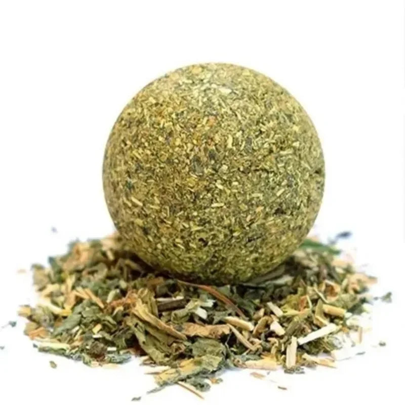 10pcs Natural Mint Catnip Balls – Healthy Toy & Snack for Cats
