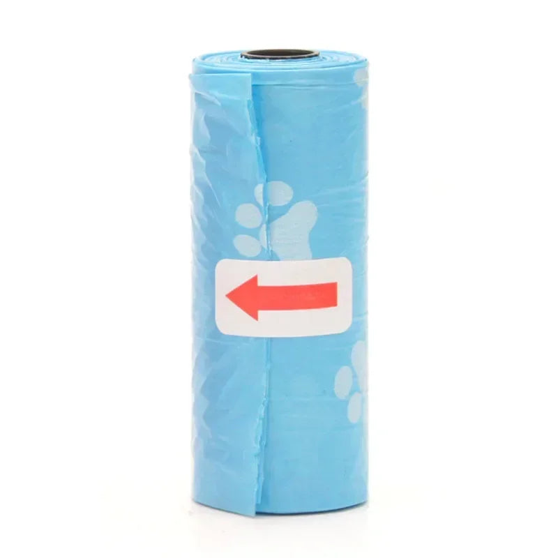 15 Bags/Roll Dog Poop Bags – Leak-Proof Refill Rolls for Outdoor Pet Waste Disposal