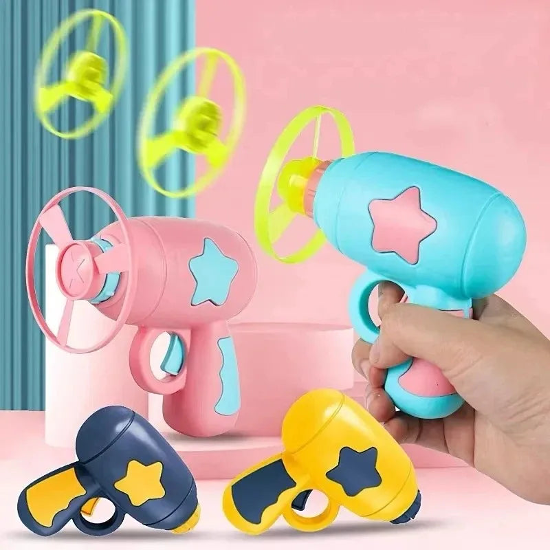 Interactive Mini Flying Disc Shooter Cat Toy – Pet Training & Chasing Game