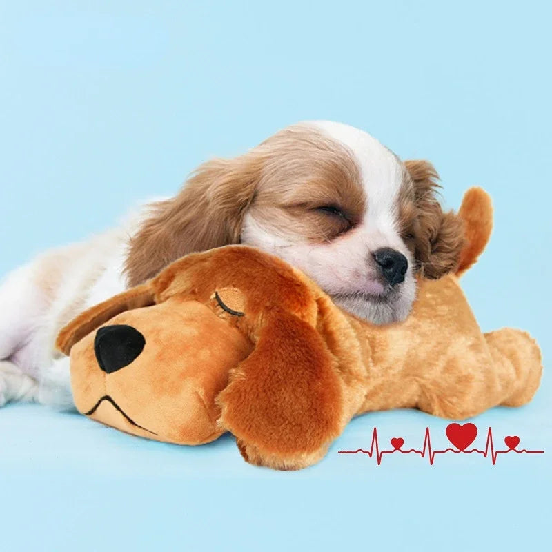 FOYO Heartbeat Puppy Toy – Plush Comfort Doll for Dog Anxiety Relief, Sleep Aid & Behavioral Training