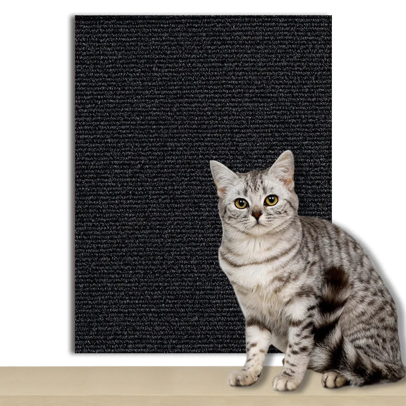 7 Colors Cat Scratcher Sofa Protector – Trimmable Self-Adhesive Carpet Scratch Pad for Cats, DIY Scratch Mat