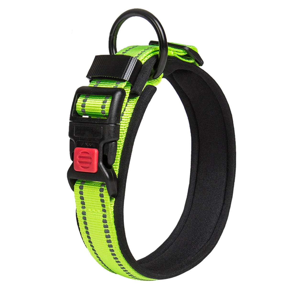 Reflective Adjustable Dog Collar – Soft Foam Neck, Colorful & Fashionable, for Small, Medium & Large Dogs