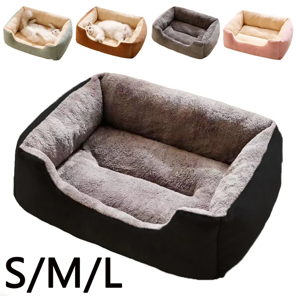 Cozy Cat & Dog Bed – Soft Pet Cushion House for Cats & Small Dogs, Basket-Style Pet Habitat