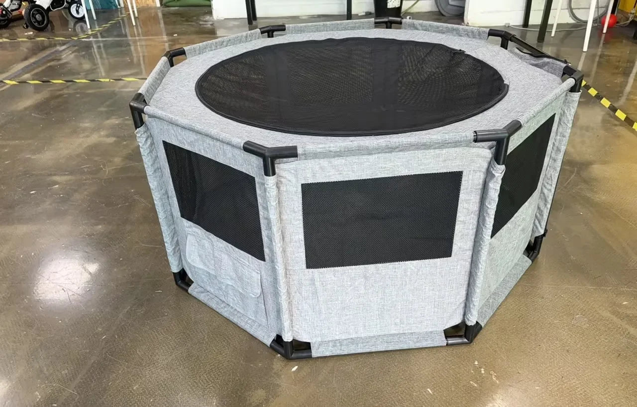 Portable Dog Playpen – Indoor/Outdoor Water-Resistant Pet Exercise Cage, Crate & Kennel for Dogs, Cats & Small Animals