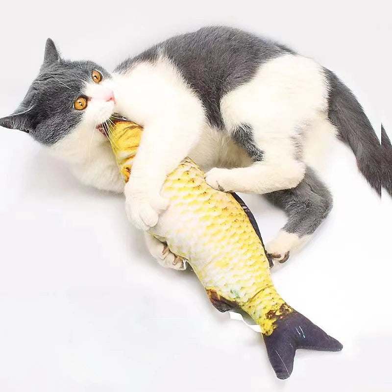 Fish Catnip Kicker Toy – Interactive & Chew-Friendly