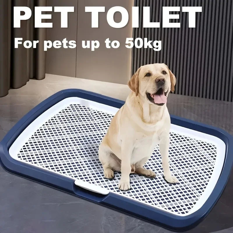 Extra Large Dog Toilet Tray – Splash-Proof, Reusable & Easy-to-Clean Indoor Pet Potty Training Pad Holder