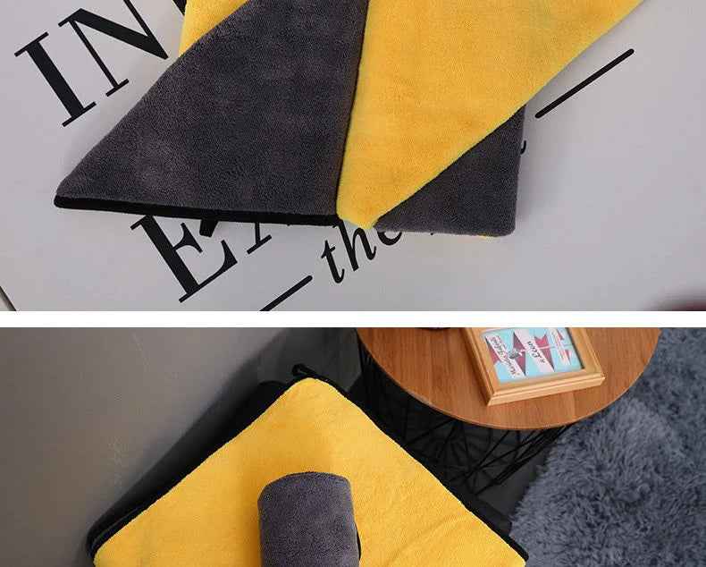 Pet Bath Towel Soft Microfiber Absorbent Dog Towel Puppy Cat Wash Cleaning Cloth Miniature Puppy Pet Products