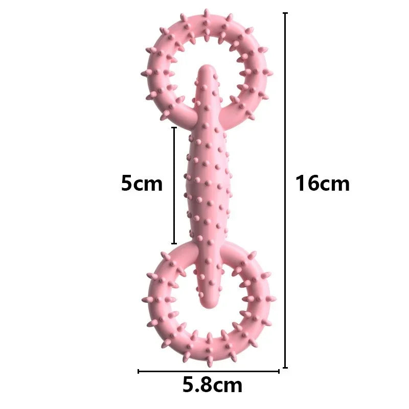 Indestructible Dog Pull Ring Toy – Interactive Chew Toy for Puppies, Teeth Cleaning & Boredom Relief