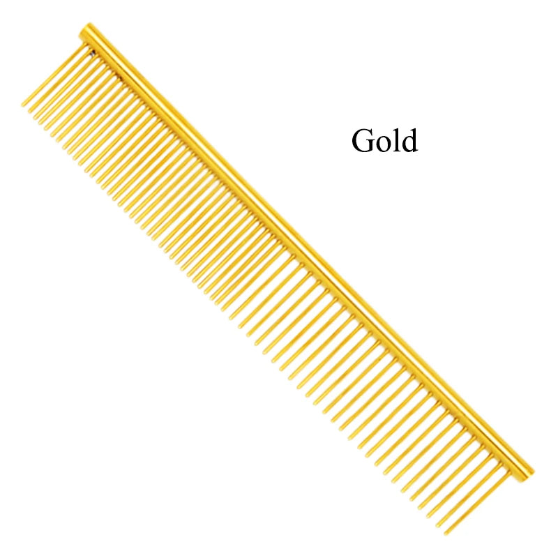 Meisha Stainless Steel Pet Grooming Comb – Professional Deshedding Brush for Dogs & Cats