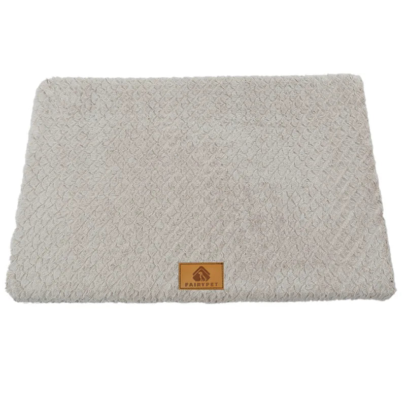 Orthopedic Plush Dog Bed with Non-Slip Bottom & Removable Washable Cover – All Sizes
