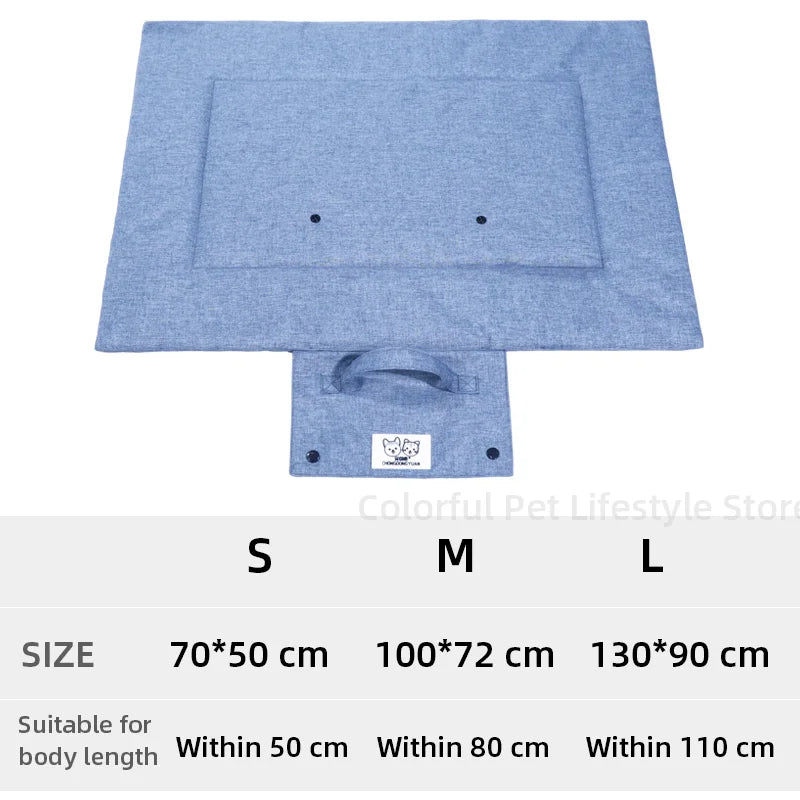Waterproof Foldable Pet Mat – Portable Dog Bed Blanket for Outdoor & Indoor Use