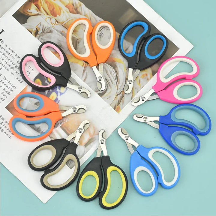 Pet Nail Scissors – Half Moon Stainless Steel Clippers for Cats, Dogs & Small Pets