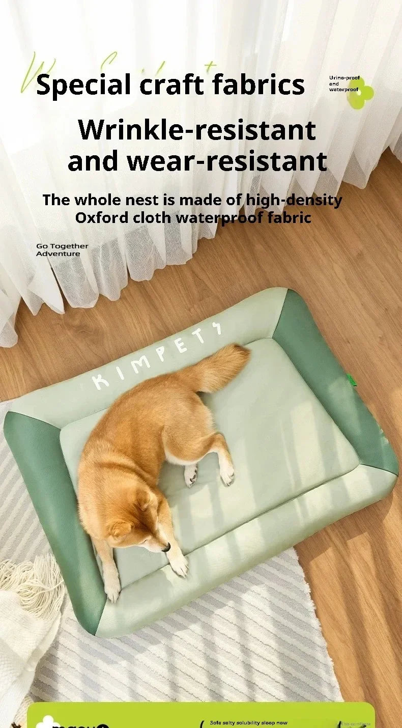 Summer Cooling Pet Bed – Breathable Blanket Cushion for Small & Medium Dogs and Cats