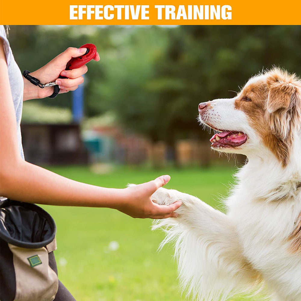 2-Pack Dog Training Clicker with Wrist Strap – Lightweight, Durable, Easy-to-Use Pet Clicker for Dogs, Cats, Birds & Horses