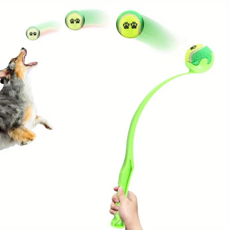 Pet Tennis Ball Launcher – Outdoor Dog Training & Play Thrower