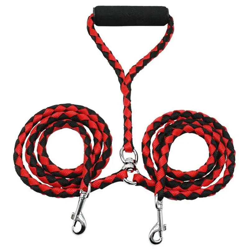 Double Dog Leash – Durable Traction Rope for 2 Dogs 🐕🐕‍🦺
