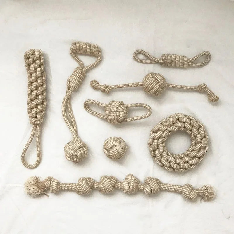 Knot Chew Toy – Teeth Cleaning & Interactive Play for Pets 🪢🐾