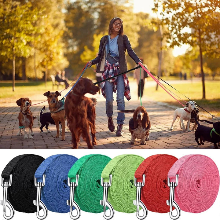 🐶 Nylon Dog Training Leash – Durable Walking & Traction Rope for Small & Large Dogs (1.5M–10M)