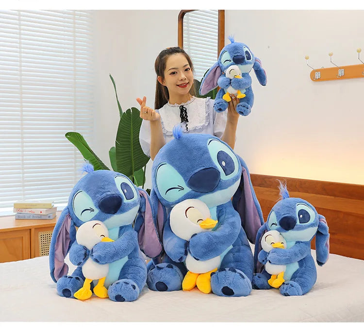 🧸 Disney Lilo & Stitch Plush Toy – Large 30cm-60cm Stuffed Cartoon Doll