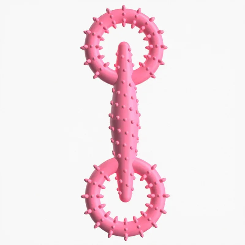 Indestructible Dog Pull Ring Toy – Interactive Chew Toy for Puppies, Teeth Cleaning & Boredom Relief