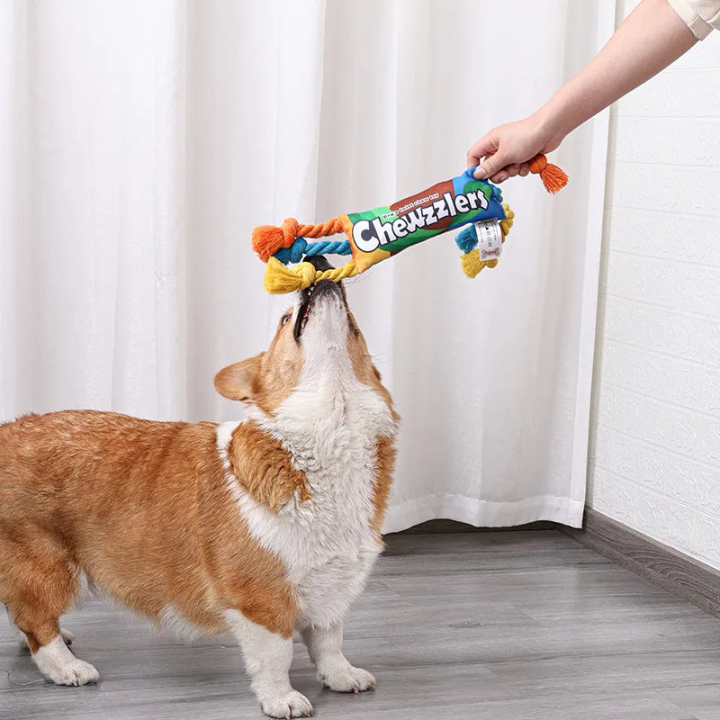 Durable Cotton Rope Chew Toy for Puppies – Braided Knot Toy for Teething & Dental Cleaning